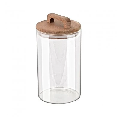 STORAGE CONTAINER ALLURE GLASS 1000ml 10x10x19cm