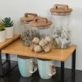STORAGE CONTAINER ALLURE GLASS 1000ml 10x10x19cm