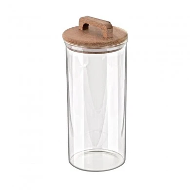 STORAGE CONTAINER ALLURE GLASS 1300ml 10x10x22cm