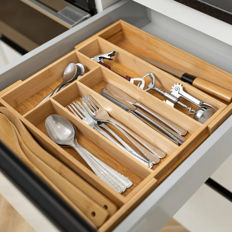 DRAWER CUTLERY CASE ΒΑΜΒΟΟ ESSENTIALS EXTENDABLE