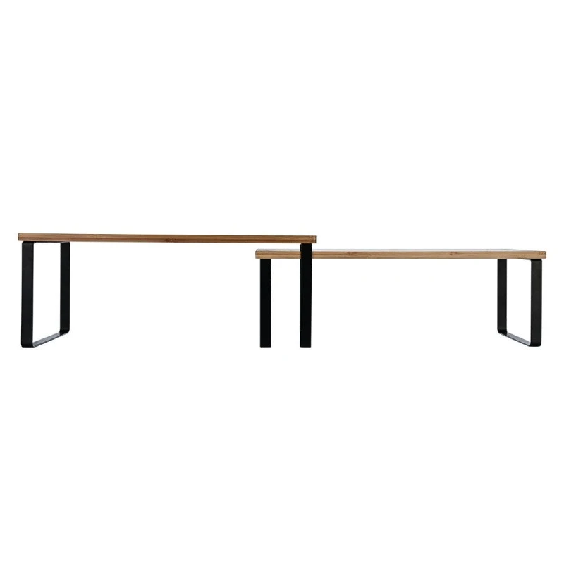 COUNTERTOP ORGANIZER RACK BAMBOO ESSENTIALS 2PCS
