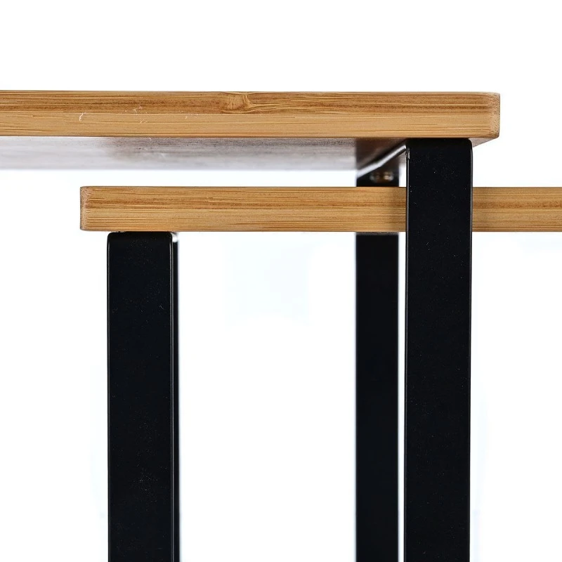COUNTERTOP ORGANIZER RACK BAMBOO ESSENTIALS 2PCS