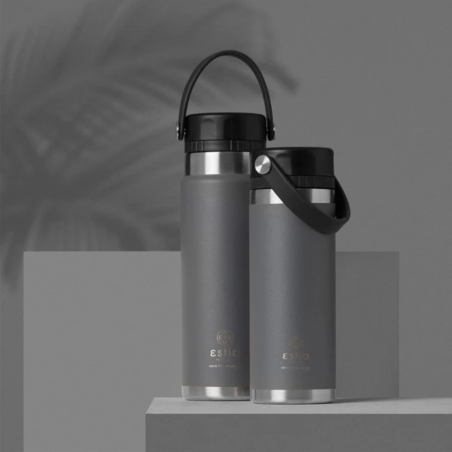 INSULATED BOTTLE TRAVEL CHUG SAVE THE AEGEAN 750ml FJORD GREY