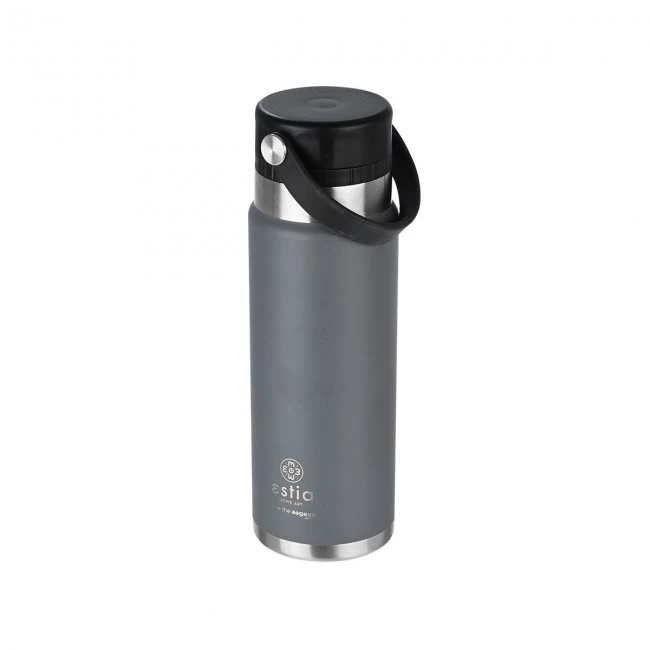INSULATED BOTTLE TRAVEL CHUG SAVE THE AEGEAN 750ml FJORD GREY