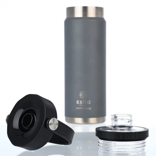 INSULATED BOTTLE TRAVEL CHUG SAVE THE AEGEAN 750ml FJORD GREY