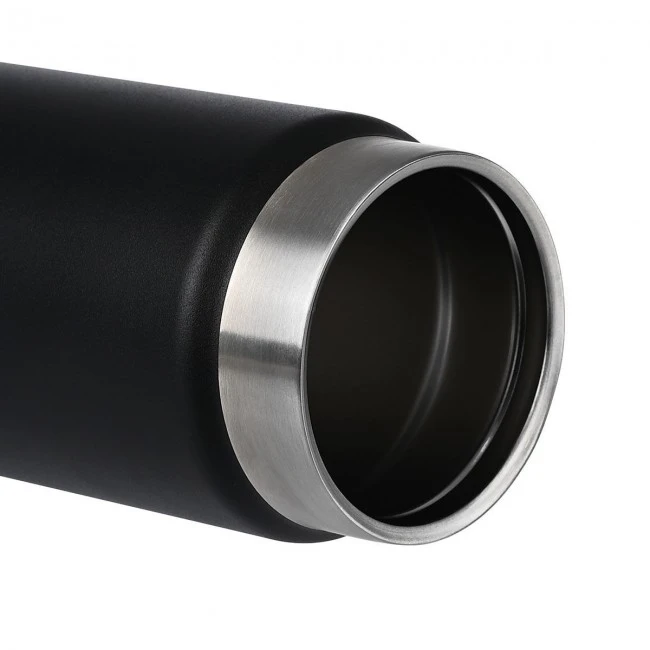 INSULATED BOTTLE TRAVEL FLASK SAVE THE AEGEAN 750ml MIDNIGHT BLACK