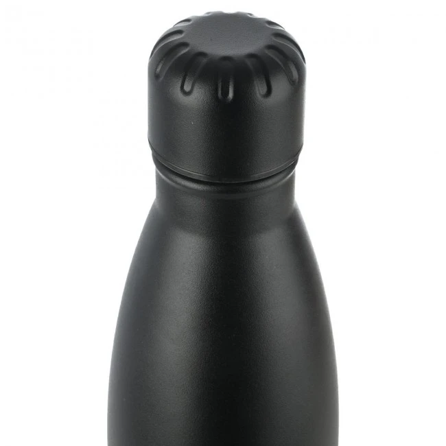 INSULATED BOTTLE FLASK LITE SAVE THE AEGEAN 500ml MIDNIGHT BLACK