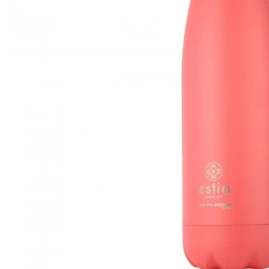 INSULATED BOTTLE FLASK LITE SAVE THE AEGEAN 500ml FUSION CORAL