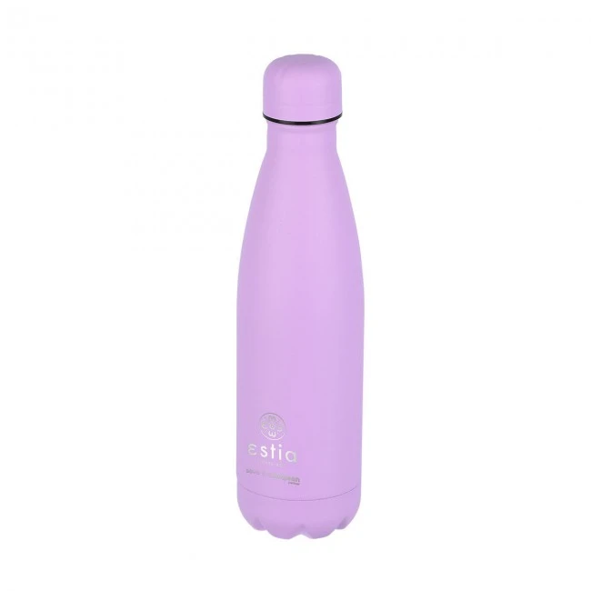 INSULATED BOTTLE FLASK LITE SAVE THE AEGEAN 500ml LAVENDER PURPLE