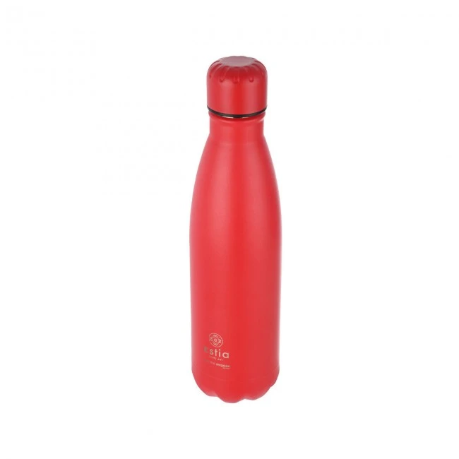 INSULATED BOTTLE FLASK LITE SAVE THE AEGEAN 500ml SCARLET RED
