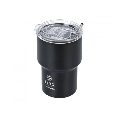 INSULATED MUG LITE SAVE THE AEGEAN 400ml MIDNIGHT BLACK