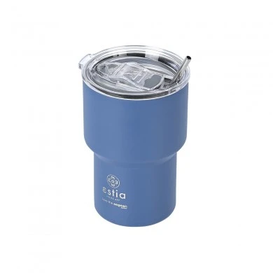 INSULATED MUG LITE SAVE THE AEGEAN 400ml DENIM BLUE