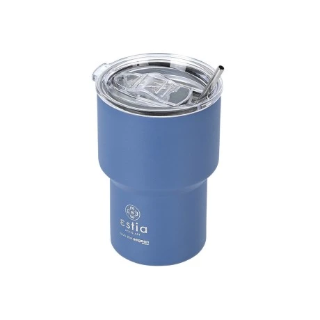 ESTIA ΘΕΡΜΟΣ MUG LITE SAVE THE AEGEAN 400ml DENIM BLUE