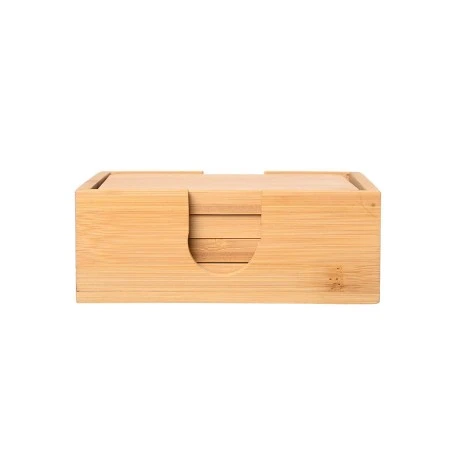 ESTIA ΣΟΥΒΕΡ BAMBOO ESSENTIALS 11x11cm ΜΕ ΘΗΚΗ 5 ΤΕΜ.