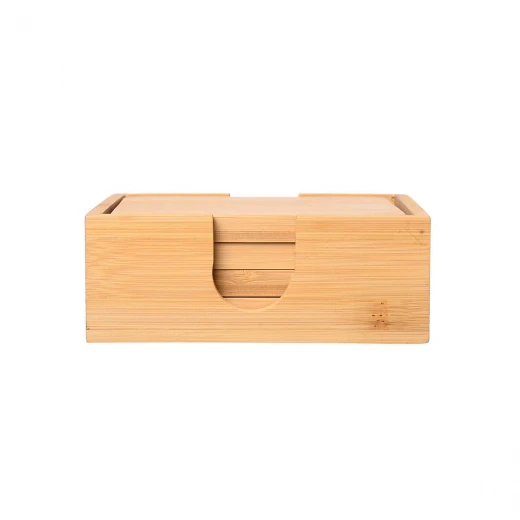ESTIA ΣΟΥΒΕΡ BAMBOO ESSENTIALS 11x11cm ΜΕ ΘΗΚΗ 5 ΤΕΜ.