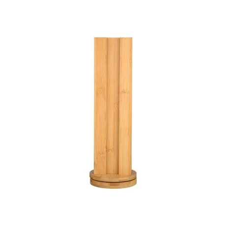 COFFEE CAPSULE HOLDER BAMBOO ESSENTIALS METALLIC 36 PLACES BLACK REVOLVING
