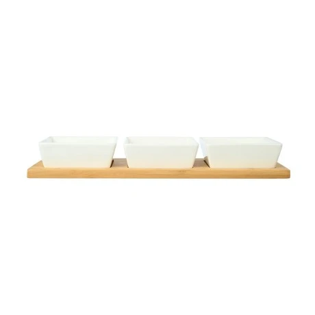 ESTIA ΜΠΟΛΑΚΙΑ BAMBOO ESSENTIALS ΜΕ ΒΑΣΗ BAMBOO ΣΕΤ 4 ΤΕΜ.