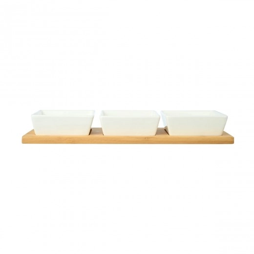 ESTIA ΜΠΟΛΑΚΙΑ BAMBOO ESSENTIALS ΜΕ ΒΑΣΗ BAMBOO ΣΕΤ 4 ΤΕΜ.