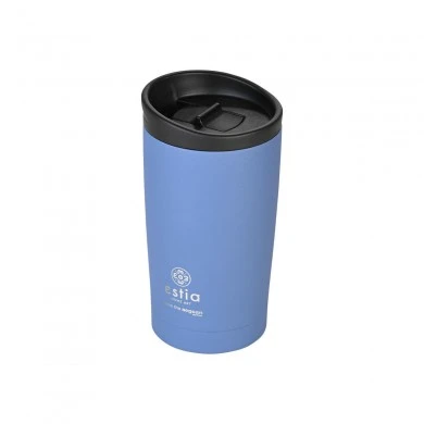 INSULATED TRAVEL MUG SAVE THE AEGEAN 350ml DENIM BLUE