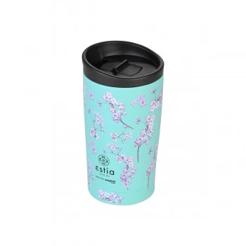 INSULATED TRAVEL MUG SAVE THE AEGEAN 350ml BLOSSOM GREEN