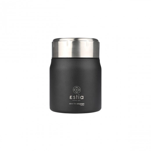 ESTIA ΘΕΡΜΟΣ LUNCH POT SAVE THE AEGEAN 0.5lt MIDNIGHT BLACK