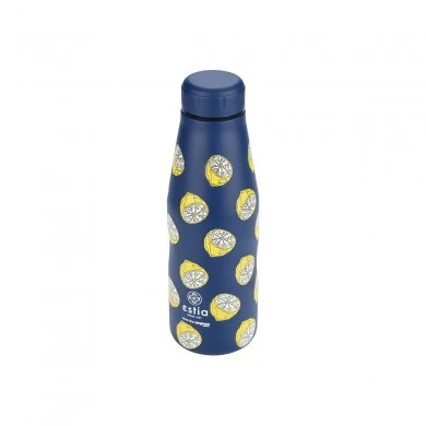 INSULATED BOTTLE TRAVEL FLASK SAVE THE AEGEAN 500ml CITRUS INFUSION