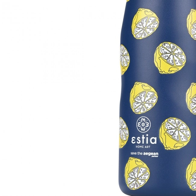 ESTIA ΘΕΡΜΟΣ TRAVEL FLASK SAVE THE AEGEAN 500ml CITRUS INFUSION