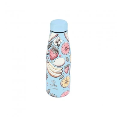 INSULATED BOTTLE TRAVEL FLASK SAVE THE AEGEAN 500ml SUBDUED HARVEST