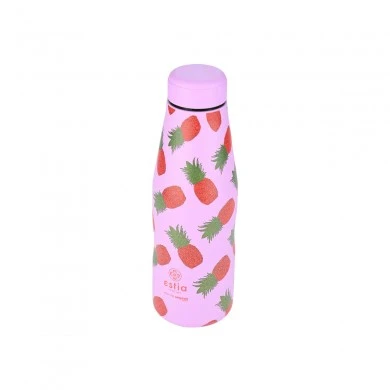 INSULATED BOTTLE TRAVEL FLASK SAVE THE AEGEAN 500ml TROPIC TANGO
