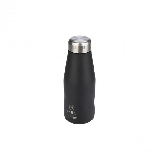 ESTIA ΘΕΡΜΟΣ TRAVEL FLASK SAVE THE AEGEAN 350ml MIDNIGHT BLACK