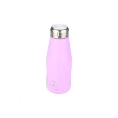 INSULATED BOTTLE TRAVEL FLASK SAVE THE AEGEAN 350ml LAVENDER PURPLE