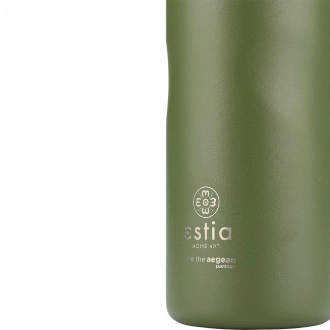 INSULATED BOTTLE TRAVEL FLASK SAVE THE AEGEAN 750ml FOREST SPIRIT