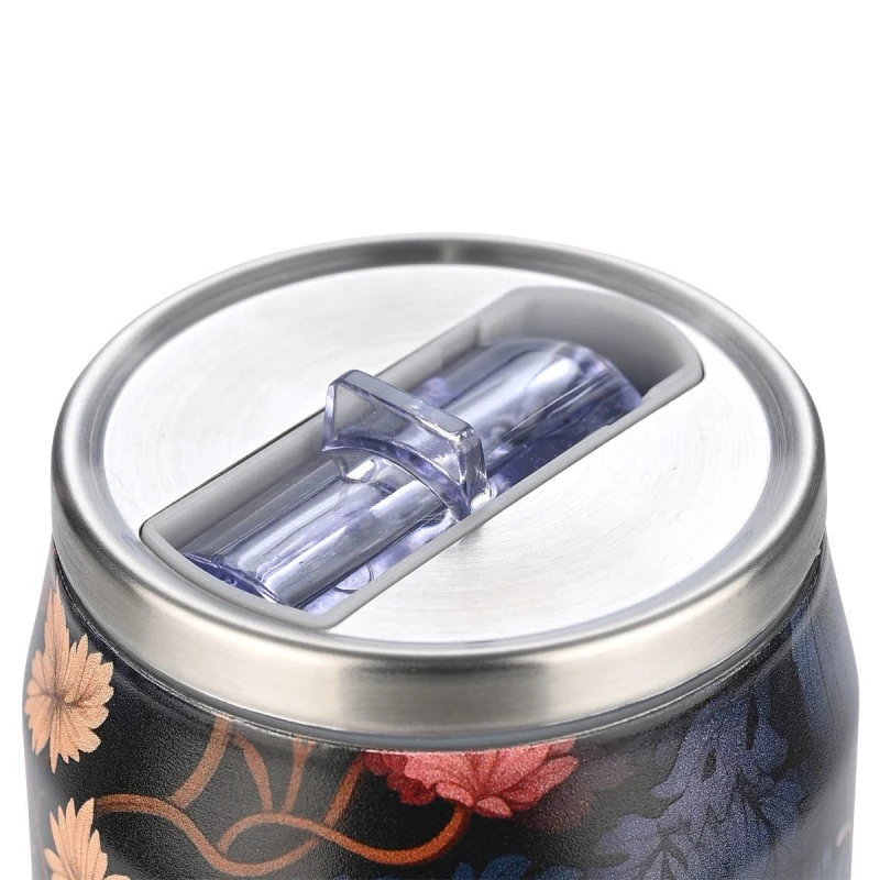 INSULATED BOTTLE TRAVEL CUP SAVE THE AEGEAN 500ml MIDNIGHT BLOSSOM