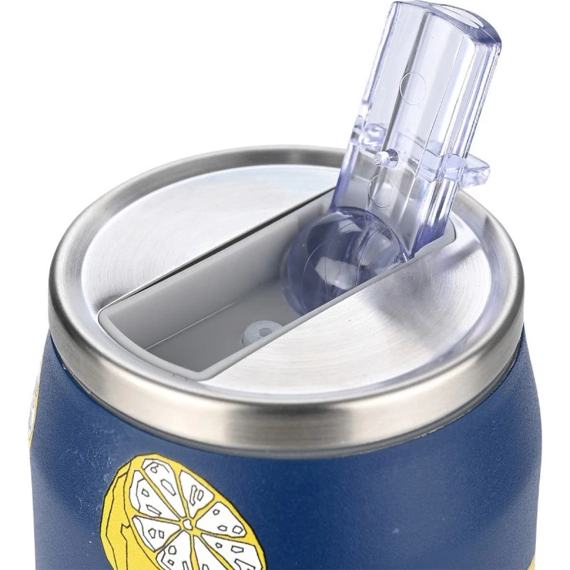 INSULATED BOTTLE TRAVEL CUP SAVE THE AEGEAN 500ml CITRUS INFUSION