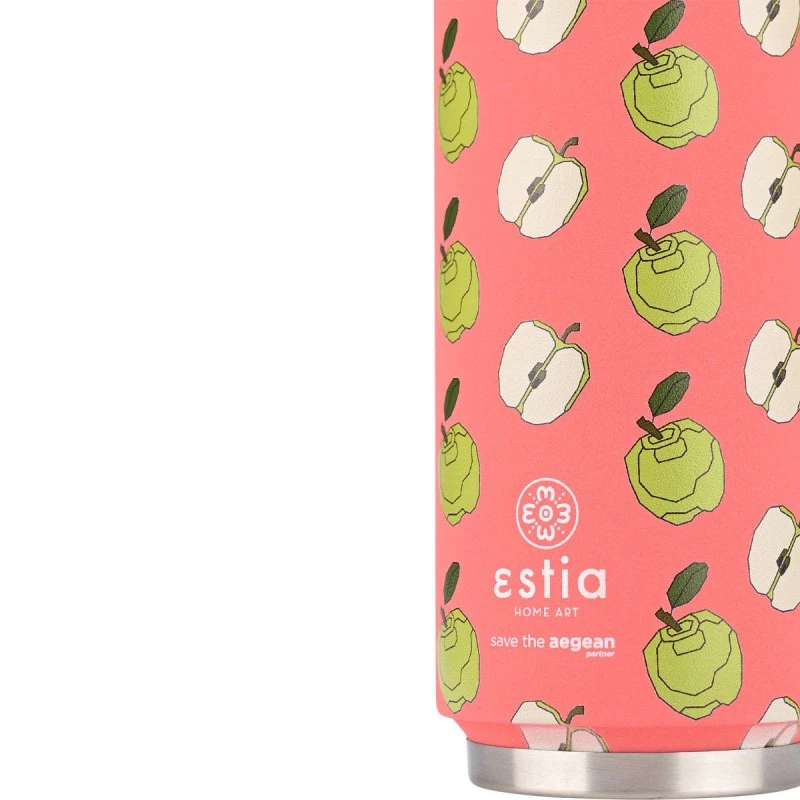 INSULATED BOTTLE TRAVEL CUP SAVE THE AEGEAN 500ml APPLE ODYSSEY