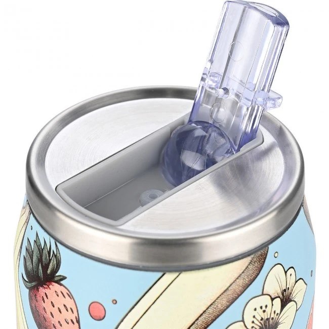 INSULATED BOTTLE TRAVEL CUP SAVE THE AEGEAN 500ml SUBDUED HARVEST