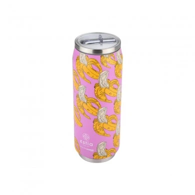 INSULATED BOTTLE TRAVEL CUP SAVE THE AEGEAN 500ml BANANA SWIRL