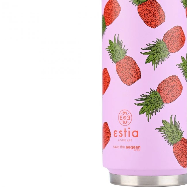 INSULATED BOTTLE TRAVEL CUP SAVE THE AEGEAN 500ml TROPIC TANGO