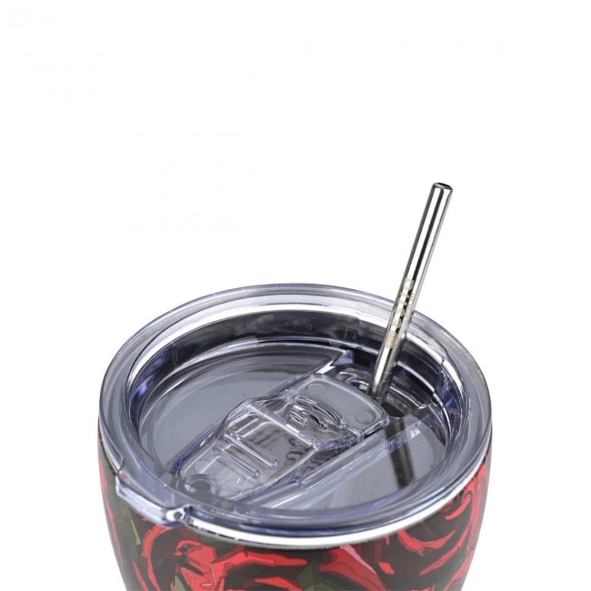 INSULATED COFFEE MUG SAVE THE AEGEAN 350ml TWILIGHT ROSE