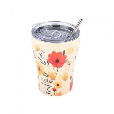 INSULATED COFFEE MUG SAVE THE AEGEAN 350ml SUMMER REVERIE