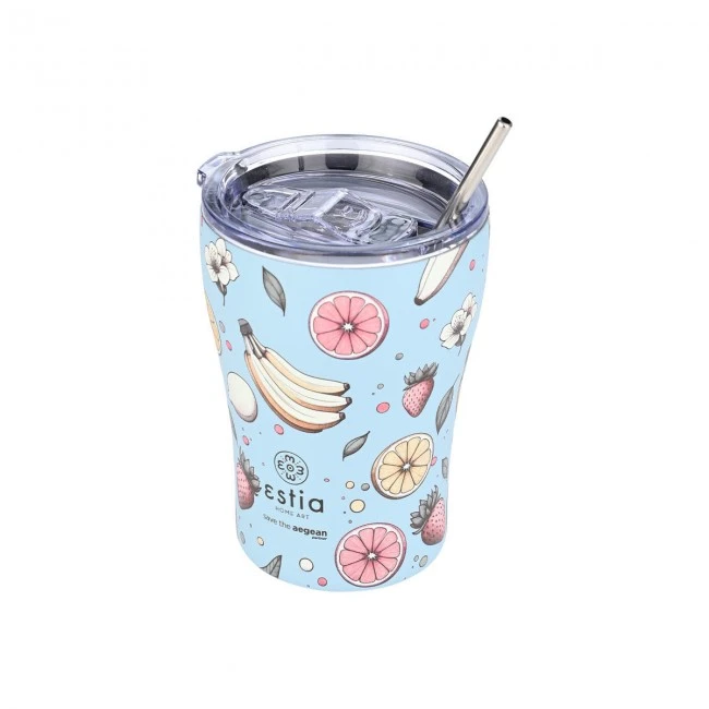 INSULATED COFFEE MUG SAVE THE AEGEAN 350ml SUBDUED HARVEST