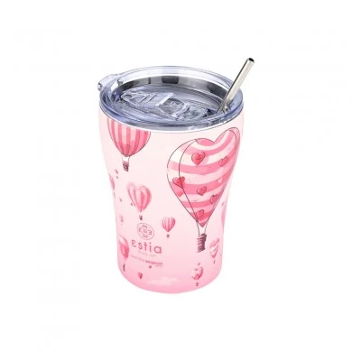 INSULATED COFFEE MUG SAVE THE AEGEAN 350ml LOVE ASCEND