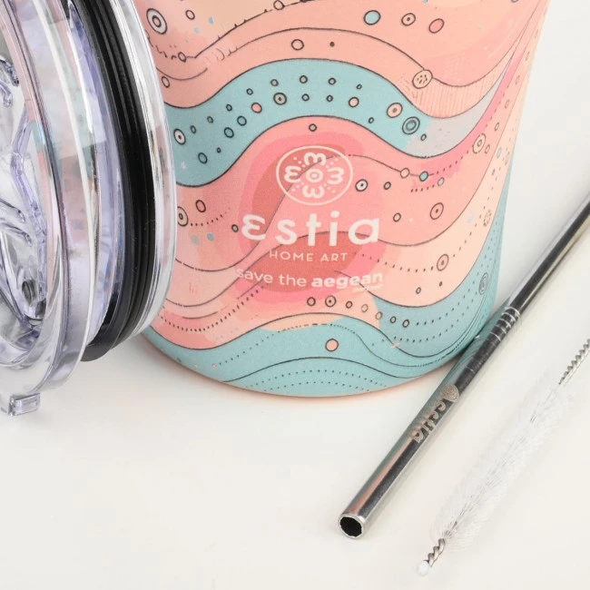 INSULATED COFFEE MUG SAVE THE AEGEAN 350ml WHIMSY WONDERS