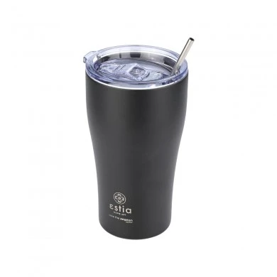 INSULATED COFFEE MUG SAVE THE AEGEAN 500ml MIDNIGHT BLACK