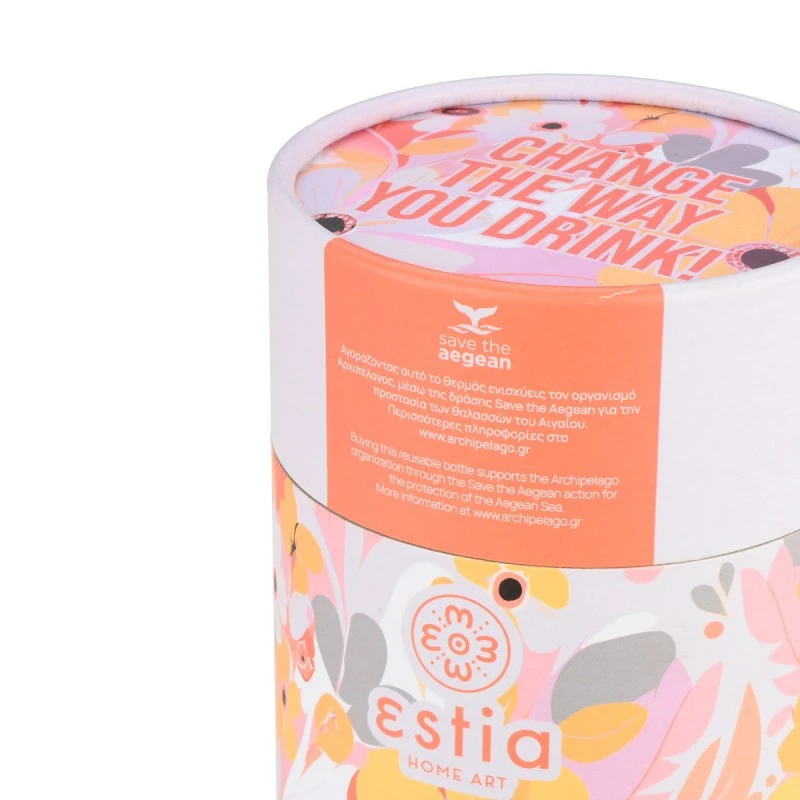 ESTIA ΘΕΡΜΟΣ COFFEE MUG SAVE THE AEGEAN 350ml SPRING SONATA