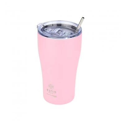INSULATED COFFEE MUG SAVE THE AEGEAN 500ml BLOSSOM ROSE