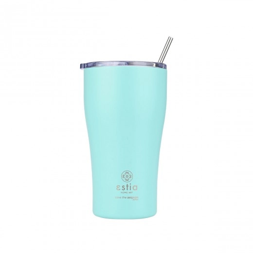 ESTIA ΘΕΡΜΟΣ COFFEE MUG SAVE THE AEGEAN 500ml BERMUDA GREEN