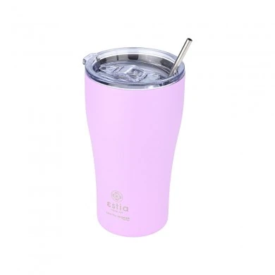 INSULATED COFFEE MUG SAVE THE AEGEAN 500ml LAVENDER PURPLE
