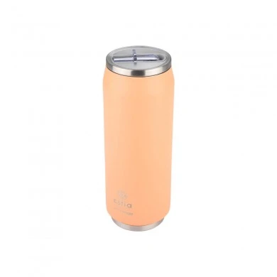 INSULATED BOTTLE TRAVEL CUP SAVE THE AEGEAN 500ml PEACH FUZZ