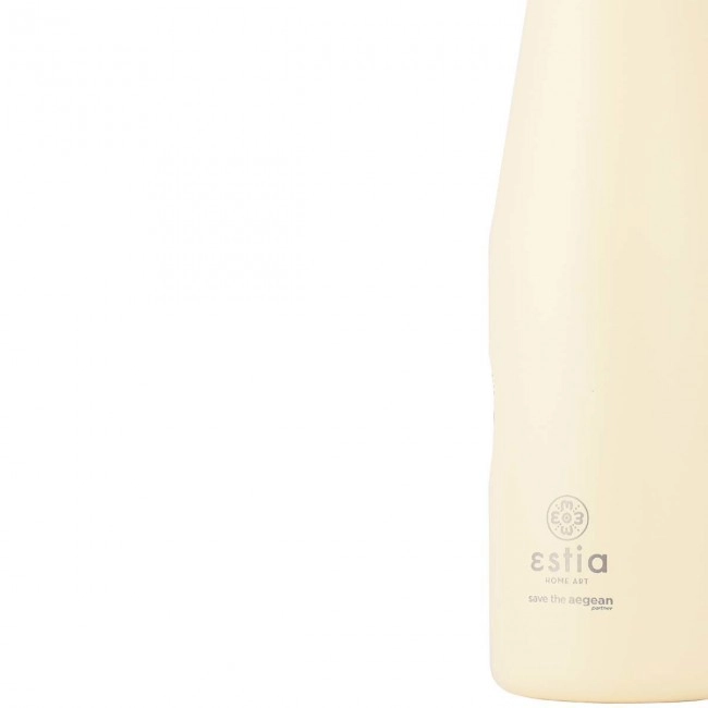 ESTIA ΘΕΡΜΟΣ TRAVEL FLASK SAVE THE AEGEAN 500ml LILY WHITE